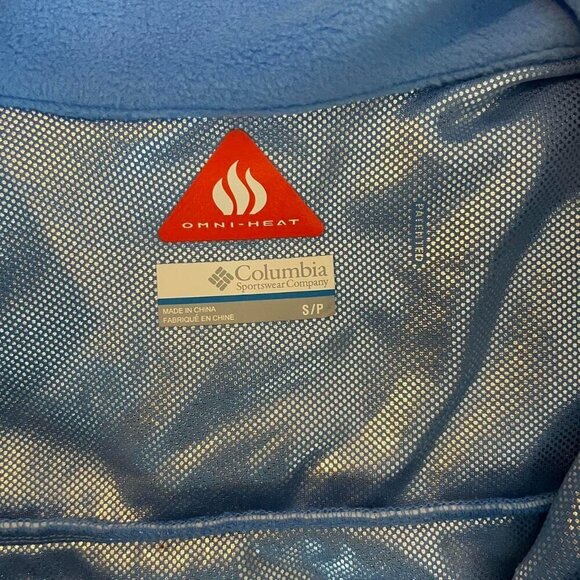 Columbia Sportswear Womens Blue Quarter Zip Fleece Jacket - Picture 4 of 6